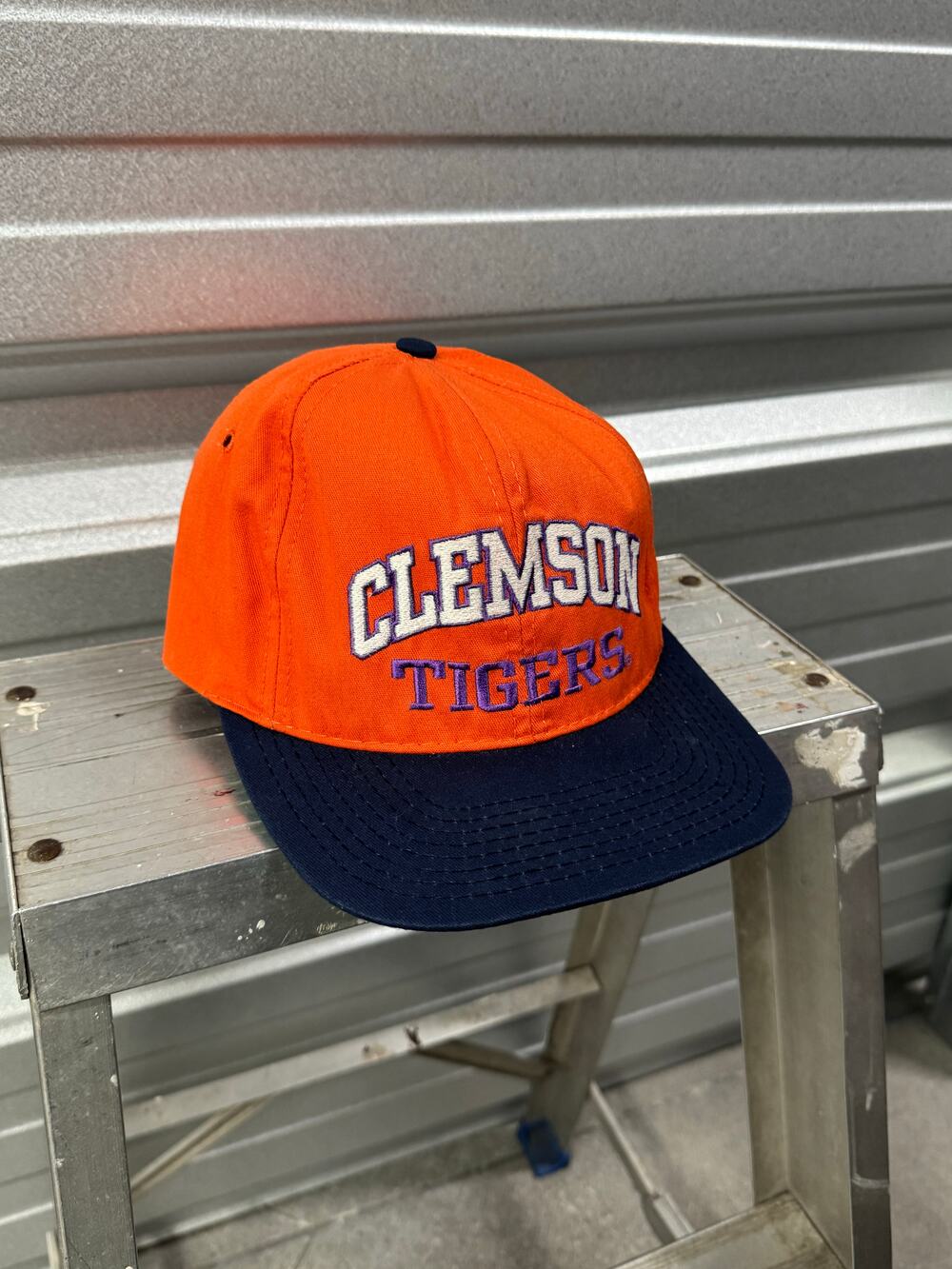Vintage 90s Clemson Tigers NCAA Snapback Hat